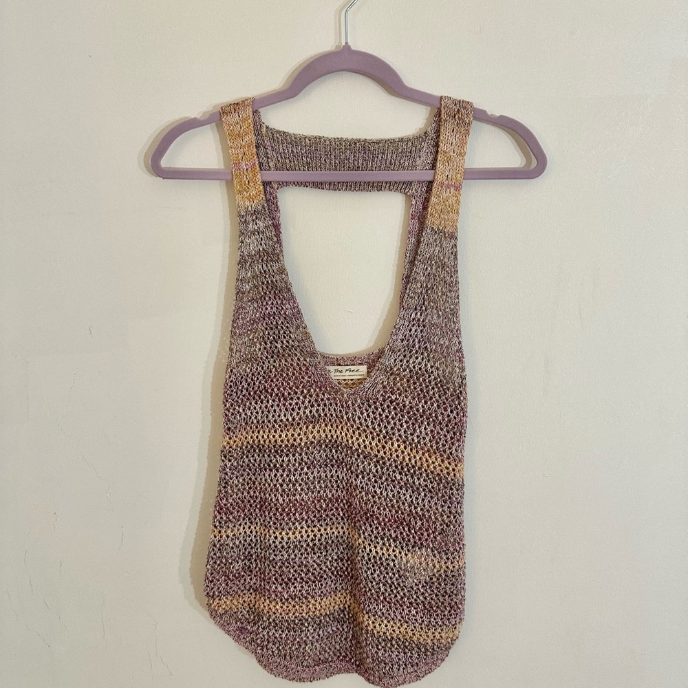 Free People We the Free Multicolor Knit Women's Top